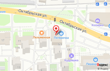 Сервисный центр N-system на Октябрьской улице на карте