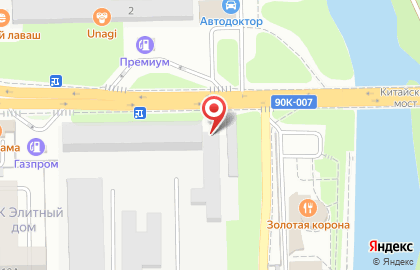 Автомастерская на Московской улице на карте