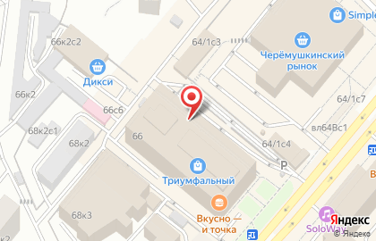Кофейная Кантата на Профсоюзной на карте