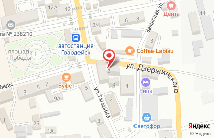 Магазин Магнит в Калининграде на карте