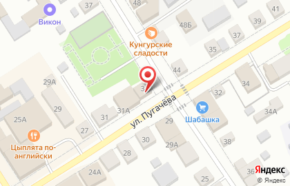 Магазин товаров для дома Ника, магазин товаров для дома в Кунгуре на карте