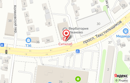 Ситилаб в Иваново на карте