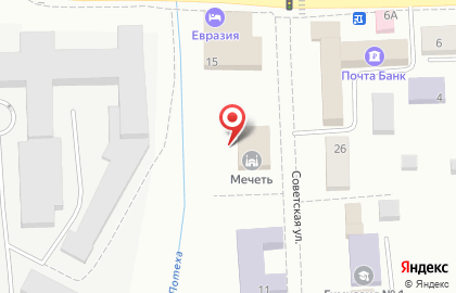 Салон ритуальных услуг Память на Советской улице на карте