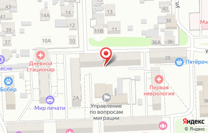 Потенциал на Уссурийской улице на карте
