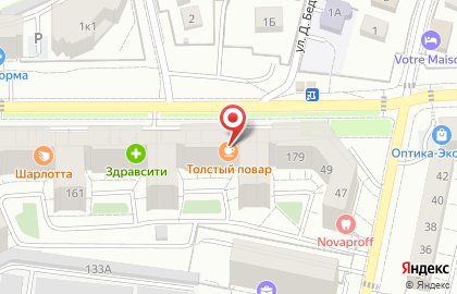 Салон цветов и подарков на улице Гайдара на карте