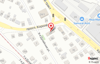 Торгово-производственная фирма Смола на 9-й Дунайской улице на карте