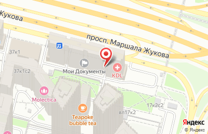 Продуктовый магазин Гастрономчик на проспекте Маршала Жукова на карте