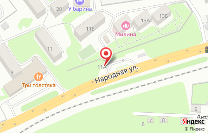 АЗС Сибтранс в Кузнецком районе на карте