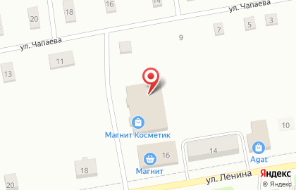 Магазин бытовой химии и косметики Магнит Косметик на улице Ленина, 16А на карте