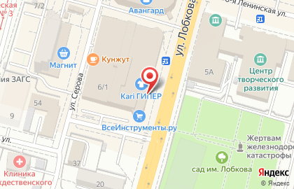 Ортопедический салон и оптики Семейная в Ленинском районе на карте