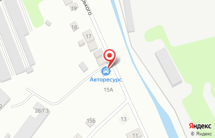 Автомагазин Автоимпорт на улице Максима Горького на карте