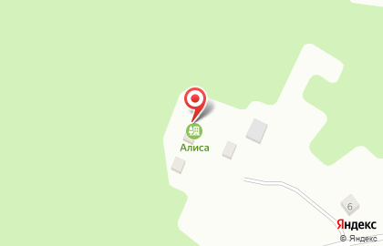 База отдыха Алиса на карте