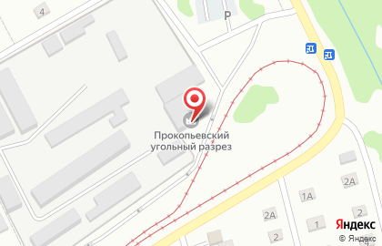 Прокопьевский угольный разрез на карте