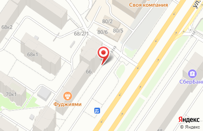 Агентство недвижимости Сова в Тюмени на карте
