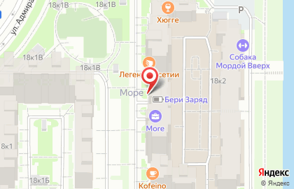 Винный супермаркет Ароматный мир на улице Адмирала Черокова на карте