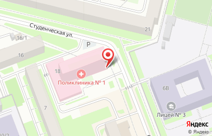 Киоск по продаже фруктов и овощей на Студенческой улице на карте
