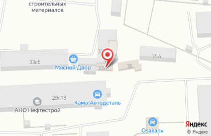 Магазин Мясной Двор на Индустриальной улице на карте