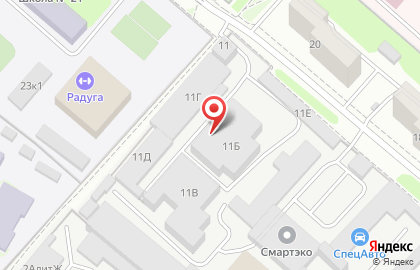Региональный центр Эйркул-НН на улице Маршала Воронова на карте