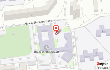 Школа танцев Эдем в Белгороде на карте
