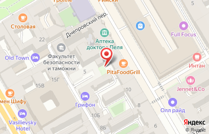 Ботфорт в Красносельском районе на карте