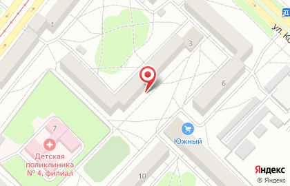 Славянский на улице 15-й микрорайон на карте