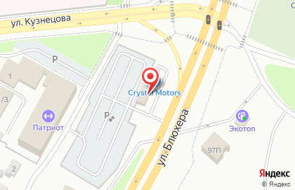 Автосалон Crystal Motors Челябинск на карте
