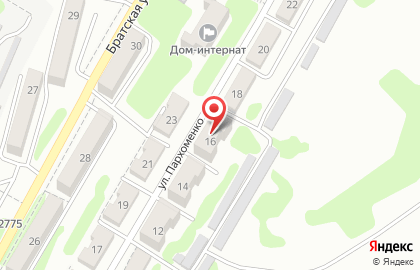 Торговая компания Автозапчасти на улице Пархоменко на карте