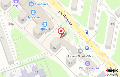 СберБанк на улице Ленина, 18б на карте