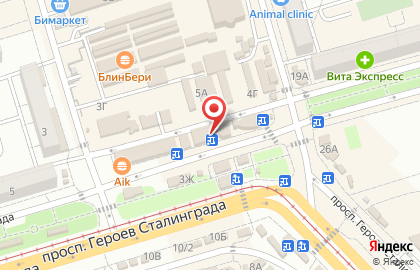 Аптека Озерки в Волгограде на карте