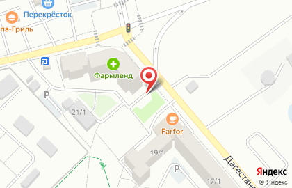 Специализированный магазин акб Маркет на Дагестанской улице на карте