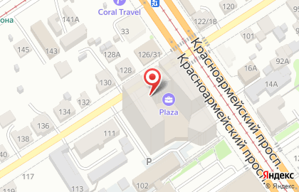 Туристическая компания Арго в Центральном районе на карте
