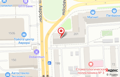 Парикмахерская Красава в Советском районе на карте