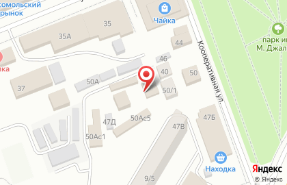 Магазин Твои Двери на Кооперативной улице на карте