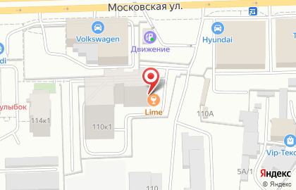 Центр паровых коктейлей Lime на Московской улице на карте
