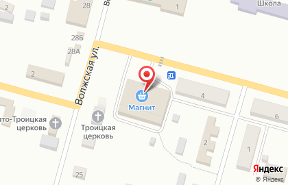 Продуктовый магазин Авокадо на Станционной улице на карте