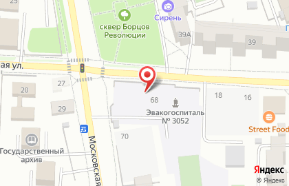 Средняя общеобразовательная школа №9 на Московской улице на карте