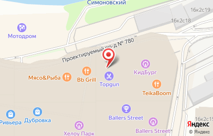 Итальянское кафе Хруст в ТЦ Ривьера на карте