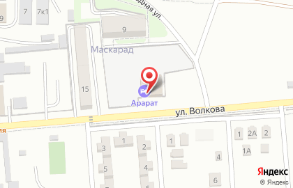 Гостевой дом Арарат на карте