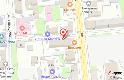 Торговая компания Эверест на улице Максима Горького на карте