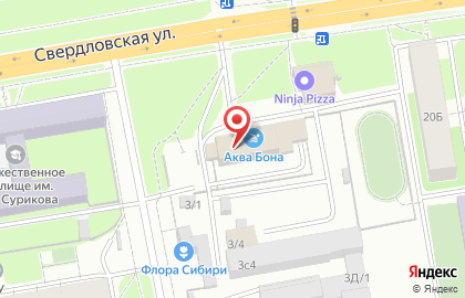 Школа танцев Pole dance studio Instinct в Свердловском районе на карте