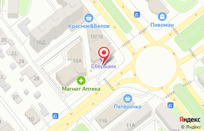 СберБанк на проспекте Текстильщиков на карте