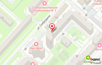 Компания Сигма в Октябрьском районе на карте