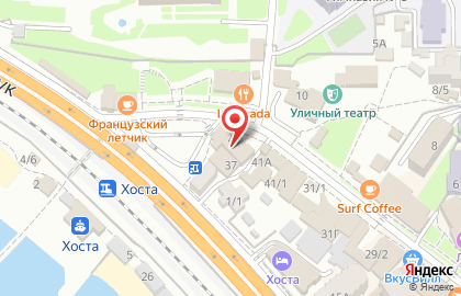 Пансионат Почта России на Платановой улице на карте