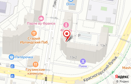 Салон красоты Элис на Красногорском бульваре на карте