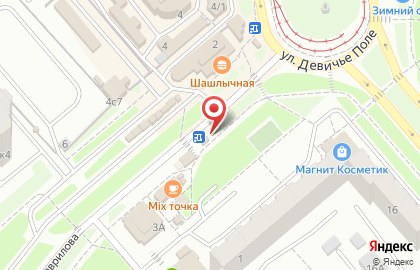 Магазин цветов Пестик и тычинка на улице Гаврилова на карте