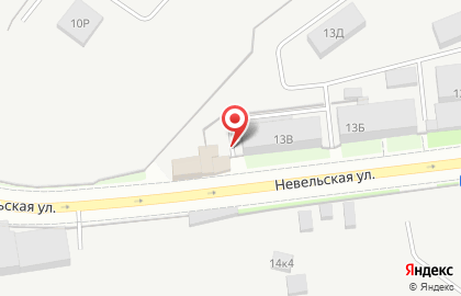 Шиномонтажная мастерская на Невельской улице на карте