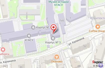 Казанский Государственный Архитектурно-строительный Университет (кгасу) на карте