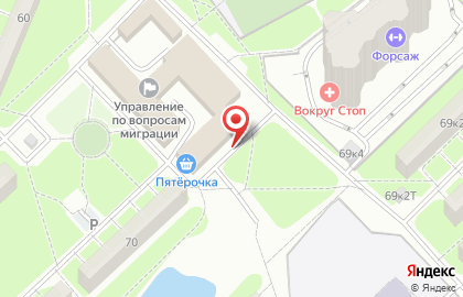 Союз на Московской на карте