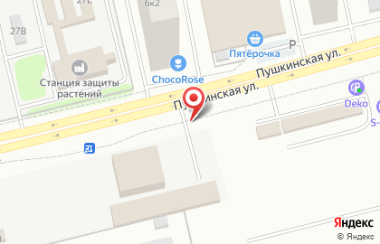 Киоск по продаже хлебобулочных изделий в Центральном районе на карте