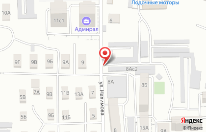 Автомалярная мастерская на улице Нахимова на карте